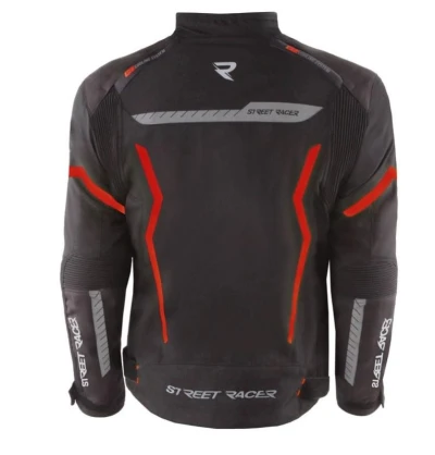 Street Racer Bunda na motorku Flex čierno-červená + zľava 300,- na príslušenstvo