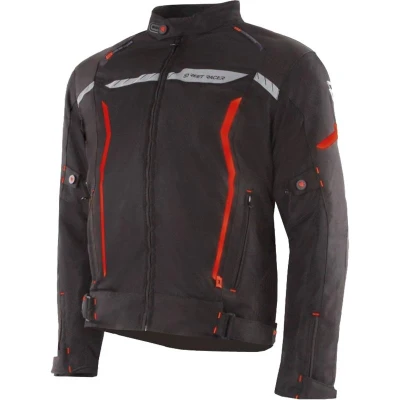 Street Racer Bunda na motorku Flex černo-červená + sleva 300,- na příslušenství Street Racer Bunda na motorku Flex černo-červená + sleva 300,- na příslušenství