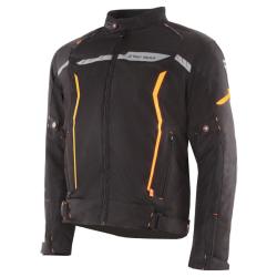 Street Racer Bunda na motorku Flex čierno-oranžová + zľava 12 € na príslušenstvo Street Racer Bunda na motorku Flex čierno-oranžová + zľava 12 € na príslušenstvo