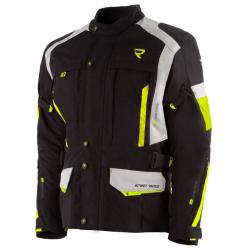 Street Racer Bunda na motorku Hilax čierno-sedo-fluo žltá + zľava 16 € na príslušenstvo Street Racer Bunda na motorku Hilax čierno-sedo-fluo žltá + zľava 16 € na príslušenstvo