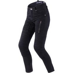 Street Racer Dámské jeansy na motorku Stretch II CE černé + sleva 300,- na příslušenství