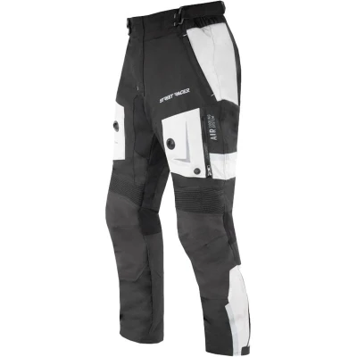 Street Racer Kalhoty na motorku All Season černo-šedé + sleva 200,- na příslušenství Street Racer Kalhoty na motorku All Season černo-šedé + sleva 200,- na příslušenství