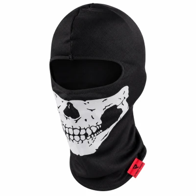 Street Racer Skull černá kukla pod helmu