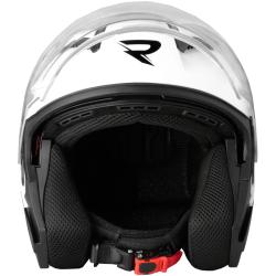 Street Racer Otevřená helma Sonic lesklá bílo-černá