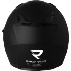 Street Racer Otvorená prilba Sonic matná čierna