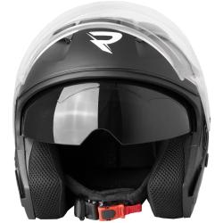 Street Racer otvorená prilba Sonic matná čierno-fluo žltá