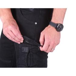 Street Racer Prodloužené jeansy na motorku Cargo CE černé + sleva 200,- na příslušenství