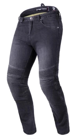 Street Racer Prodloužené jeansy na motorku Spike II CE černé + sleva 400,- na příslušenství Street Racer Prodloužené jeansy na motorku Spike II CE černé + sleva 400,- na příslušenství
