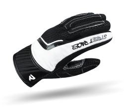 Street Racer Rukavice na motorku Stunt černo-bílé