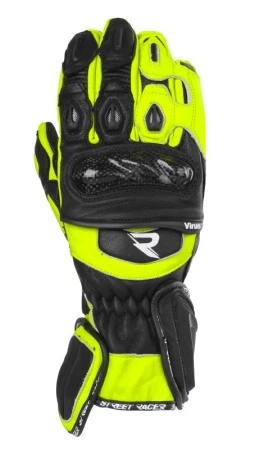 Street Racer Rukavice na motorku Virus 2 černo-fluo žluté