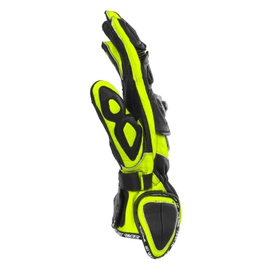 Street Racer Rukavice na motorku Virus 2 černo-fluo žluté