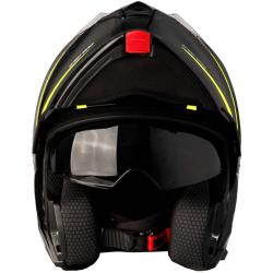 Street Racer Vyklápacia prilba Fury čierno-fluo žltá + zľava 300,- na príslušenstvo