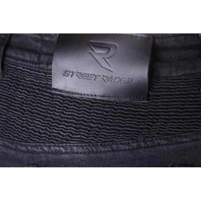 Street Racer Skrátené jeansy na motorku Spike II CE čierne + zľava 300,- na príslušenstvo