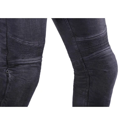 Street Racer Skrátené jeansy na motorku Spike II CE čierne + zľava 300,- na príslušenstvo