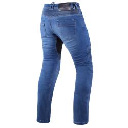 Street Racer Zkrácené jeansy na motorku Stretch II CE modré + sleva 300,- na příslušenství