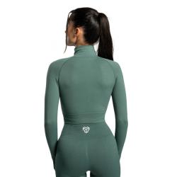 STRIX Dámský top Cropped Seamless Moss POUZE L (VÝPRODEJ)