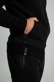 STRIX Mikina so zipsom Nova Black LEN S (VÝPREDAJ)