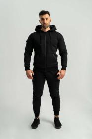 STRIX Mikina so zipsom Nova Black LEN S (VÝPREDAJ)