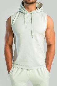 STRIX Tílko Essential Hoodie Tank Moon Grey POUZE XXL - moon grey (VÝPRODEJ)