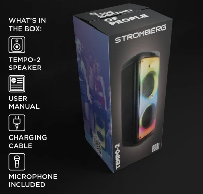 Stromberg Repro párty Tempo 2 Bluetooth s mikrofonem 120W