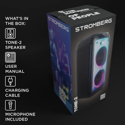 Stromberg Repro Párty TONE 2 Bluetooth s mikrofonem 80W