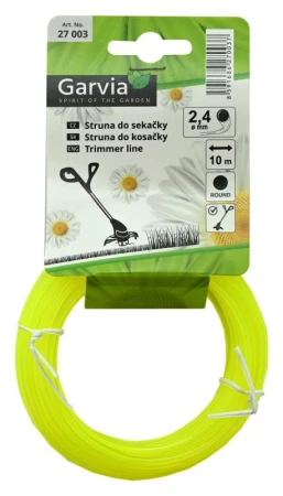 Garvia Struna do sekačky 2,4mm x 10m kruhový průřez žlutá