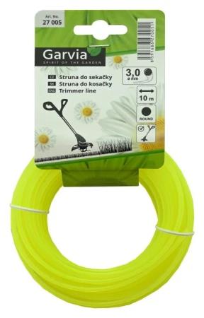Garvia Struna do sekačky žlutá 3,0mm x 10m kruhový průřez