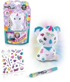 Style4Ever Figurka Mini Deco set se samolepkami na baterie Světlo 12 druhů