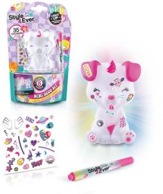 Style4Ever Figurka Mini Deco set se samolepkami na baterie Světlo 12 druhů