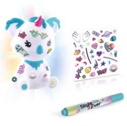 Style4Ever Figurka Mini Deco set se samolepkami na baterie Světlo 12 druhů