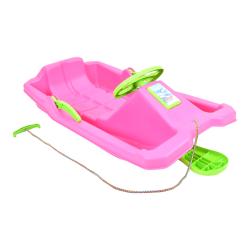 Sulov Bob plastový s volantom Kvido ružový Sulov Bob plastový s volantom Kvido ružový