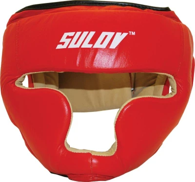 Sulov Box chránič hlavy uzavřený kožený červený Sulov Box chránič hlavy uzavřený kožený červený