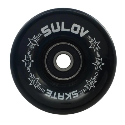 Sulov Kolečka Penny board Black Transparent 60 x 45mm 85a sada 4ks s ložisky