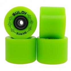 Sulov Kolečka Penny board Lemon Green 60 x 45mm 85a sada 4ks s ložisky