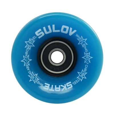 SULOV Neon Blue 60 x 45 mm 85A kolečka na penny board, sada 4 ks s ložisky