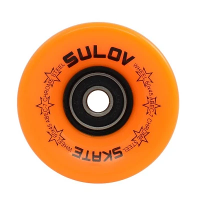 Sulov Kolečka Penny board Neon Orange 60 x 45mm 85a sada 4ks s ložisky