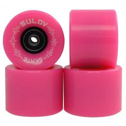 Sulov Kolečka Penny board Neon Pink 60 x 45mm 85a sada 4ks s ložisky Sulov Kolečka Penny board Neon Pink 60 x 45mm 85a sada 4ks s ložisky