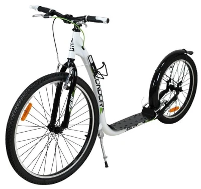 Sulov Condor 26"/20" bílá koloběžka + blikačky zdarma
