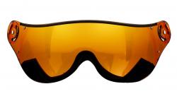 Sulov Lyžařská přilba Delta náhradní štít oranžovo-červený