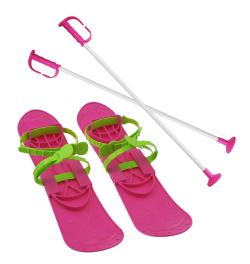 Sulov Lyže dětské BIG Foot fialové/purpurové Sulov Lyže dětské BIG Foot fialové/purpurové