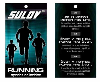 SULOV Runfit oranžové pánské běžecké triko
