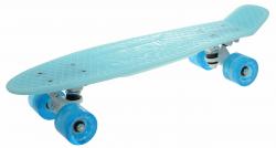 Sulov 22 Burn Rider modrý fosforeskující pennyboard - blikající kolečka Sulov 22 Burn Rider modrý fosforeskující pennyboard - blikající kolečka