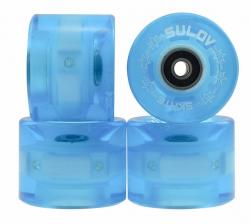 Sulov 22 Burn Rider modrý fosforeskující pennyboard - blikající kolečka