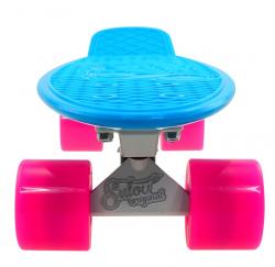Sulov 22 NEON SPEEDWAY sv.modrý-růžový pennyboard