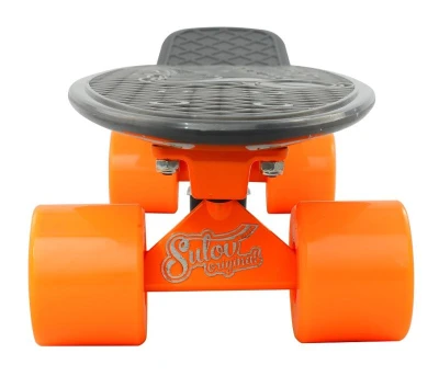 SULOV Retro Venice šedo-oranžový 22" penny board