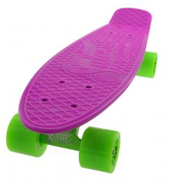 Sulov 22[34] VIA DOLCE fialovo-zelený penny board