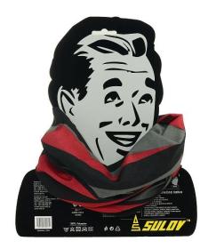 Sulov Sportovní šátek s flísem, černo-červený (VÝPRODEJ)