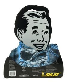 Sulov Sportovní šátek s flísem černo-modrý (VÝPRODEJ)