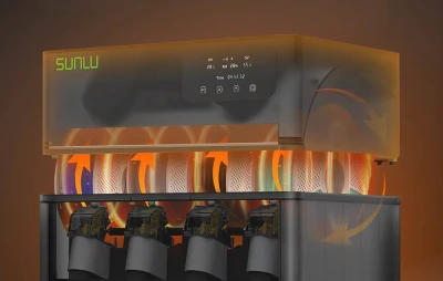 Sunlu AMS Heater tmavě šedá sušička vláken pro Bambu Lab AMS