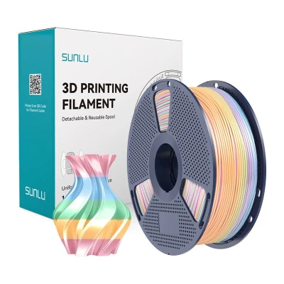 Sunlu PLA+ Silk duhové 04 tiskové vlákno